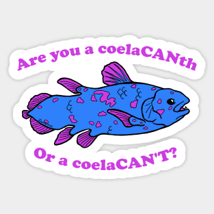 Coelacanth Sticker